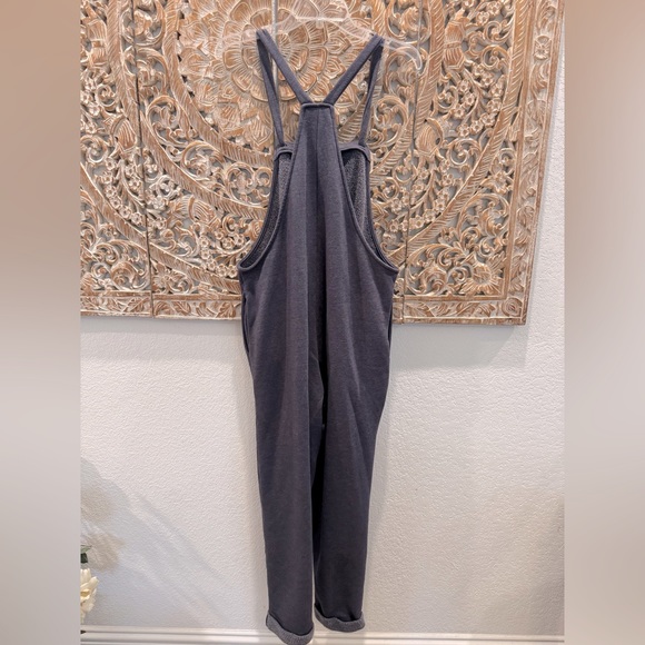 Old Navy Blue Cotton Maternity Jumpsuit- size M - Picture 3 of 13
